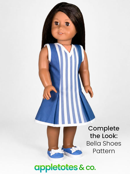 Sandra Dress 18 Inch Doll Sewing Pattern