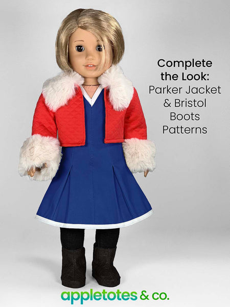 Sandra Dress 18 Inch Doll Sewing Pattern