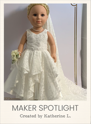 Customer-made Savannah Gown 18 Inch Doll Sewing Pattern