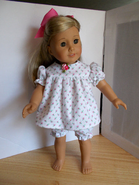 Sleepytime PJs Nightgown Nightcap 18 Inch Doll Sewing Pattern