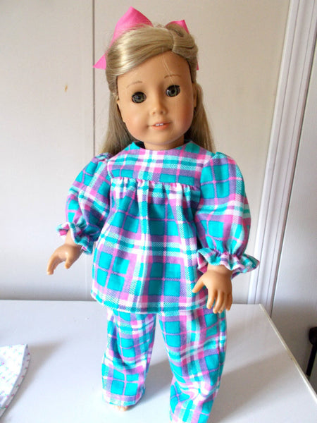 Sleepytime PJs Nightgown Nightcap 18 Inch Doll Sewing Pattern