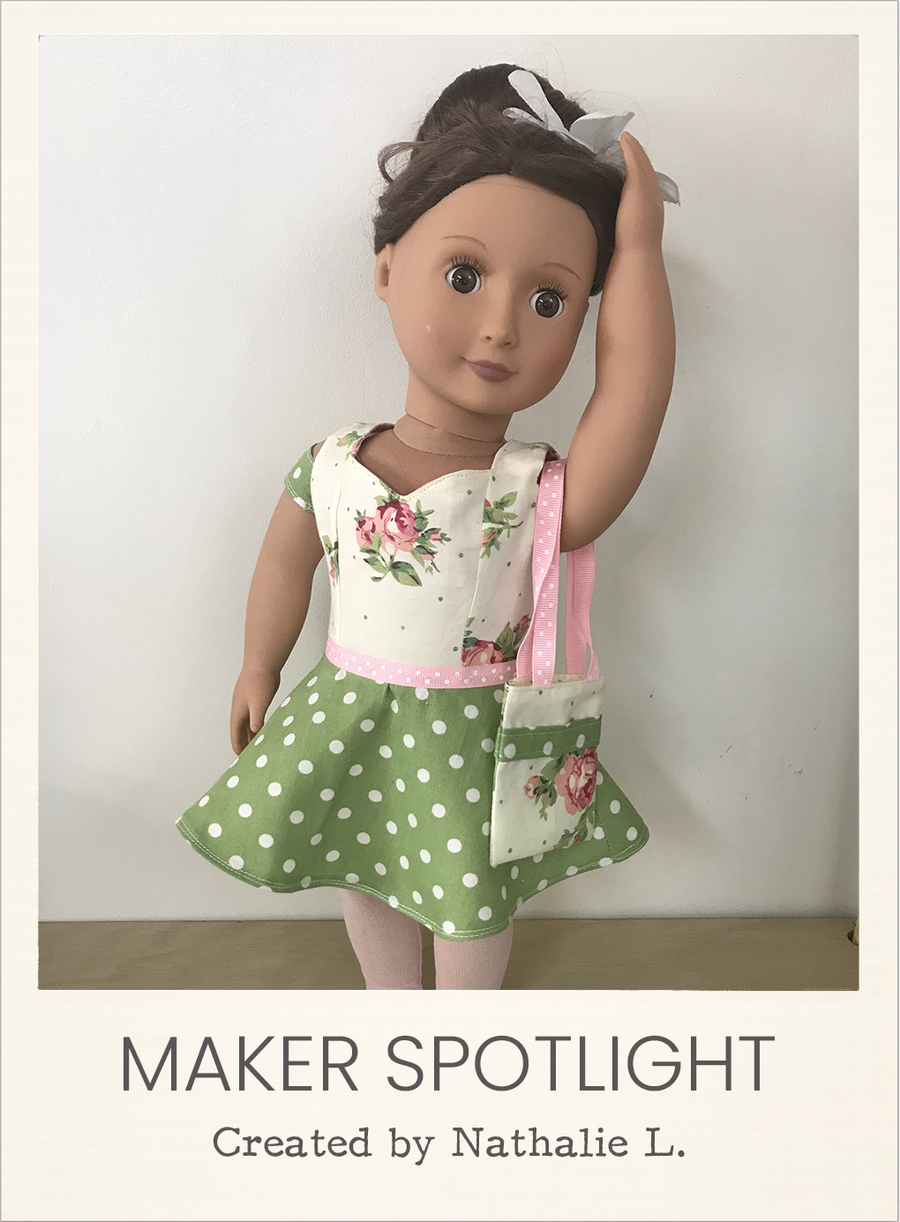 Cheyenne Dress Sewing Pattern for 18 Inch Dolls