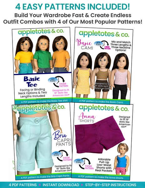 Wardrobe Starter Pack: Four Pattern Bundle