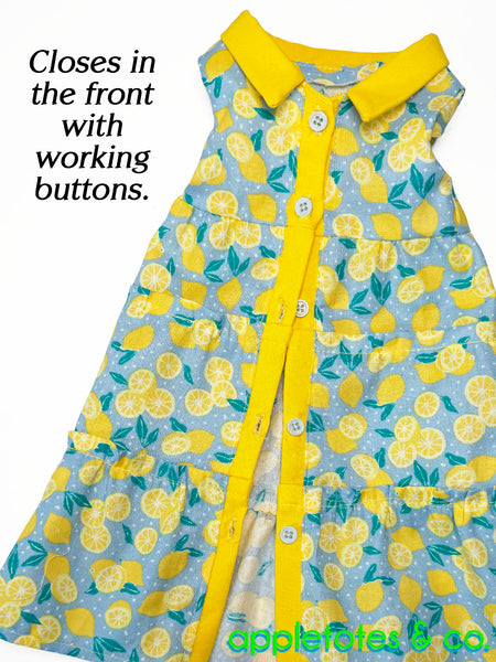 Sunny Day Dress + Top Combo 18 Inch Doll Sewing Pattern
