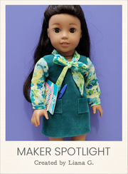 Customer-made Tamara Dress Sewing Pattern for 18 Inch Dolls