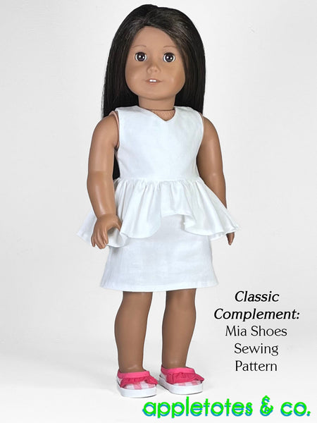 Tatiana Dress 18 Inch Doll Sewing Pattern