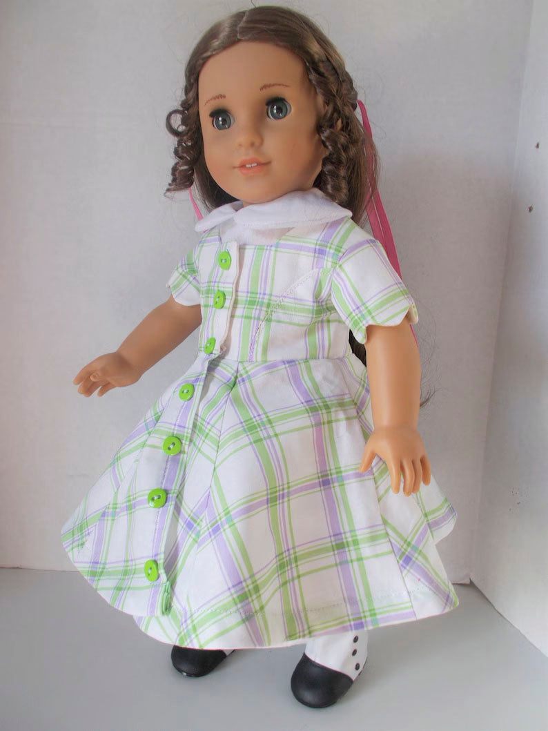 1860 Wrapper Pattern 1860s Wrapper Dress 18 Inch Doll Sewing Pattern – Appletotes & Co.