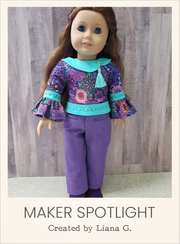 Customer-made Tori Trousers 18 Inch Doll Sewing Pattern