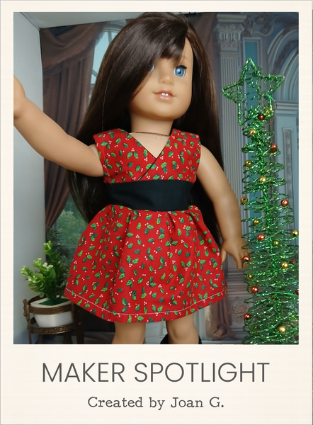 Tybee Island Dress 18 Inch Doll Sewing Pattern