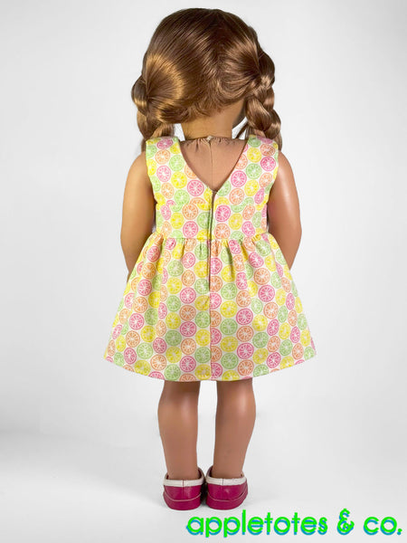 Tybee Island Dress 18 Inch Doll Sewing Pattern