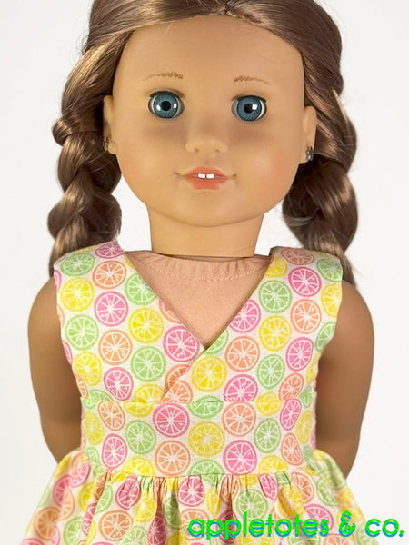 Tybee Island Dress 18 Inch Doll Sewing Pattern
