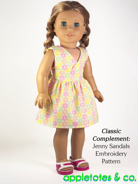 Tybee Island Dress 18 Inch Doll Sewing Pattern