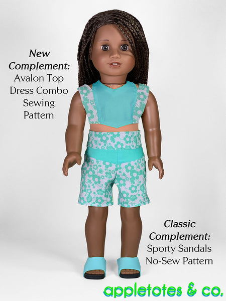Violet Shorts 18 Inch Doll Sewing Pattern