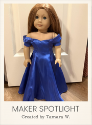 Customer-made Vivian Gown 18 Inch Doll Sewing Pattern