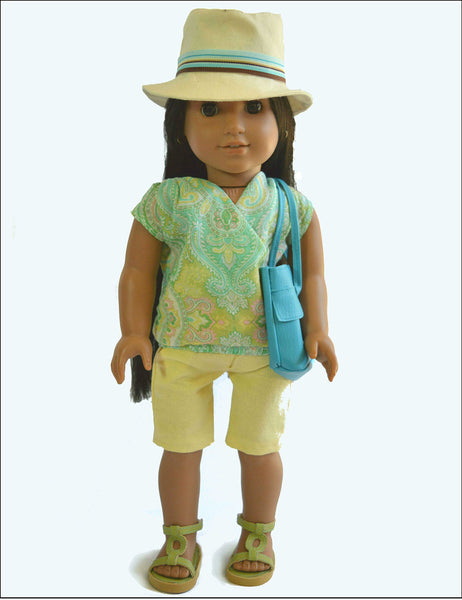 Full Circle Sandal 18 Inch Doll Sewing Pattern