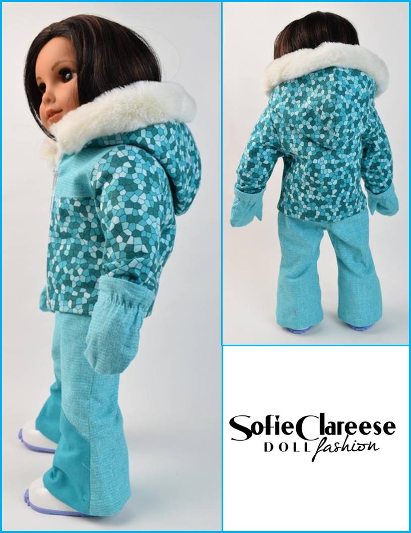 Sofie's Caldron Bay Resort Ski Outfit 18 Inch Doll Sewing Pattern