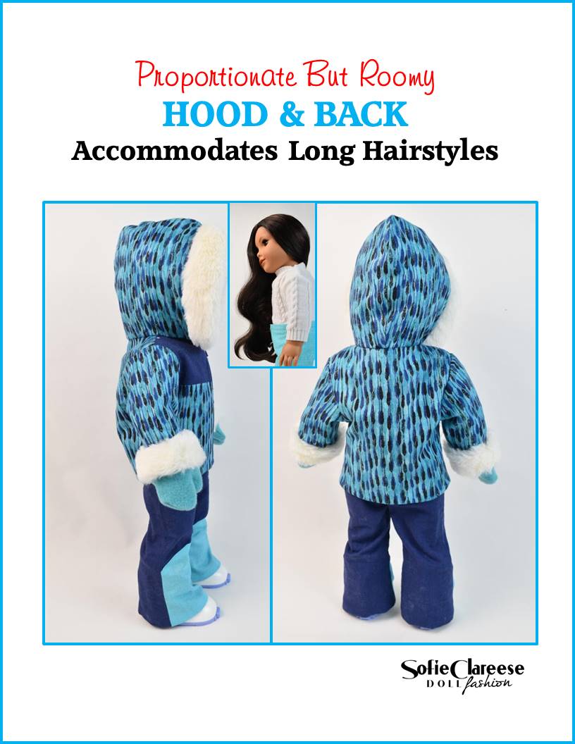 Sofie's Caldron Bay Resort Ski Outfit 18 Inch Doll Sewing Pattern