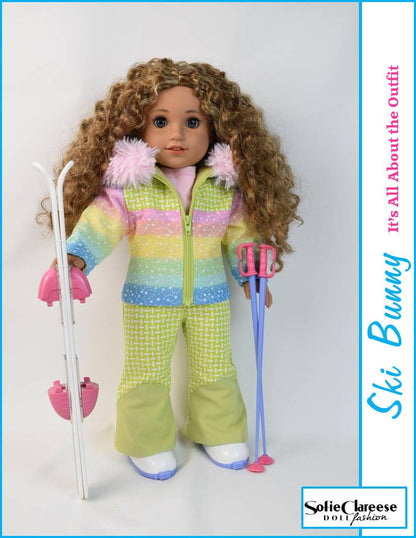 Sofie's Caldron Bay Resort Ski Outfit 18 Inch Doll Sewing Pattern