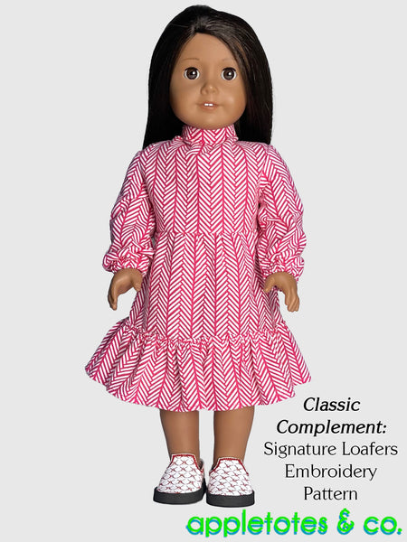 Whitney Dress 18 Inch Doll Sewing Pattern