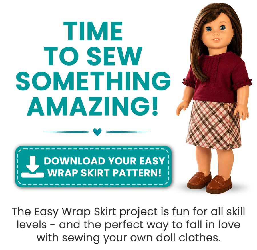 Download your free Easy Wrap Skirt pattern