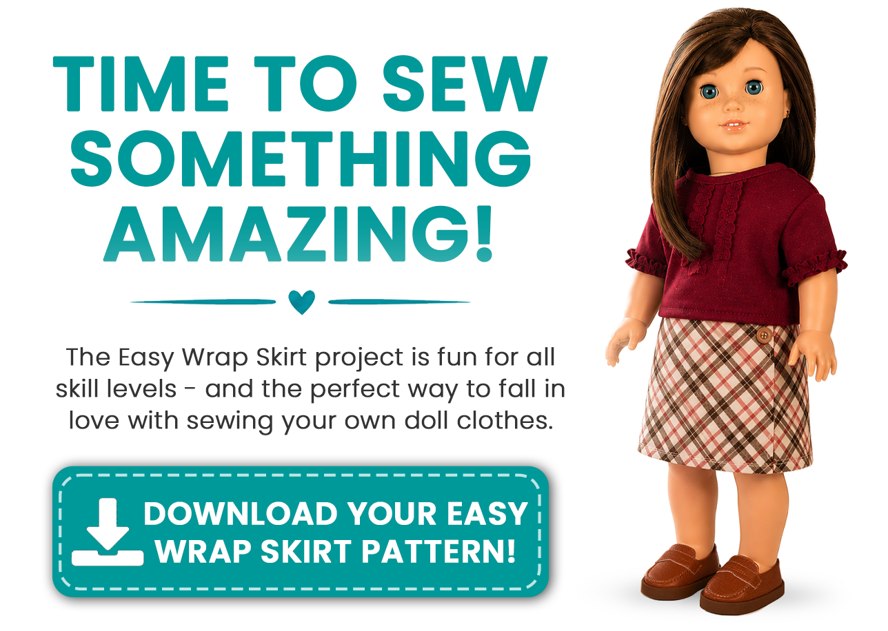 Download your free Easy Wrap Skirt pattern