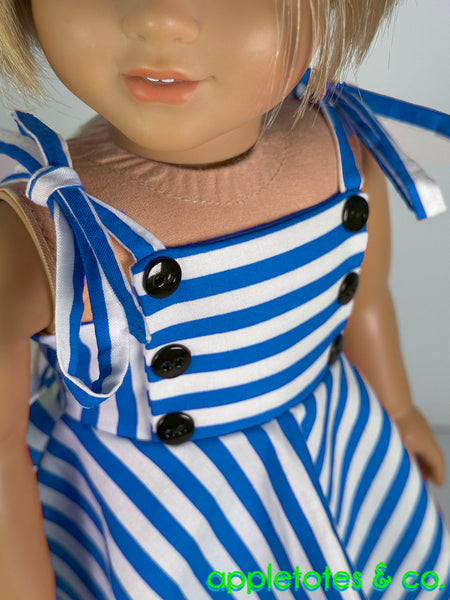 Ziya Dress 18 Inch Doll Sewing Pattern