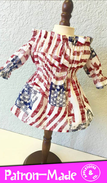 Brooklyn Dress Sewing Pattern for 18" Dolls