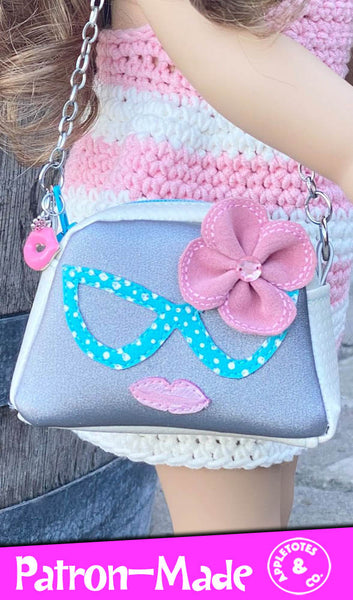 Pretty Little Face Bag Sewing Pattern for 18" Dolls