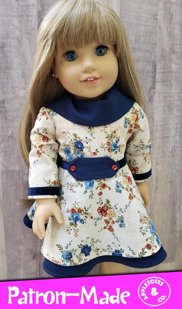 Sierra Dress Sewing Pattern for 18 Inch Dolls – Appletotes & Co.