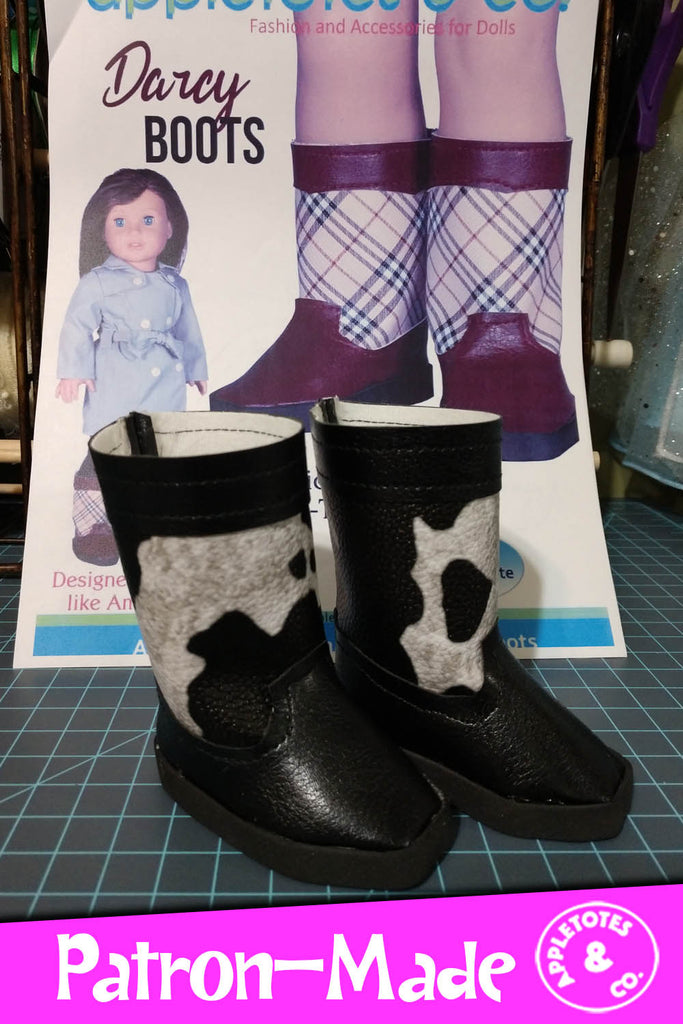 Darcy Boots 18 Inch Doll Sewing Pattern – Appletotes & Co.