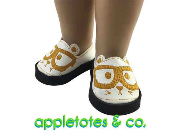 Animal Flats Collection ITH Embroidery Patterns for 18" Dolls