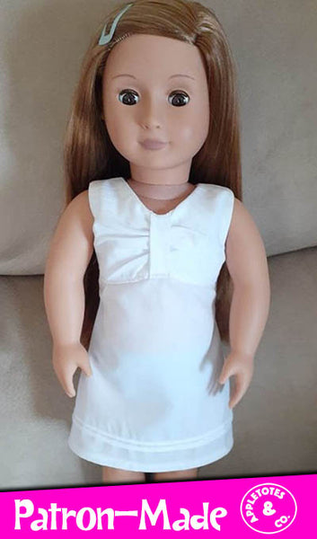 Avery Dress Sewing Pattern for 18 Inch Dolls