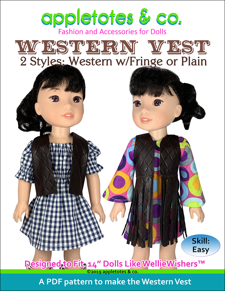 Free Western Vest Sewing Pattern for 14