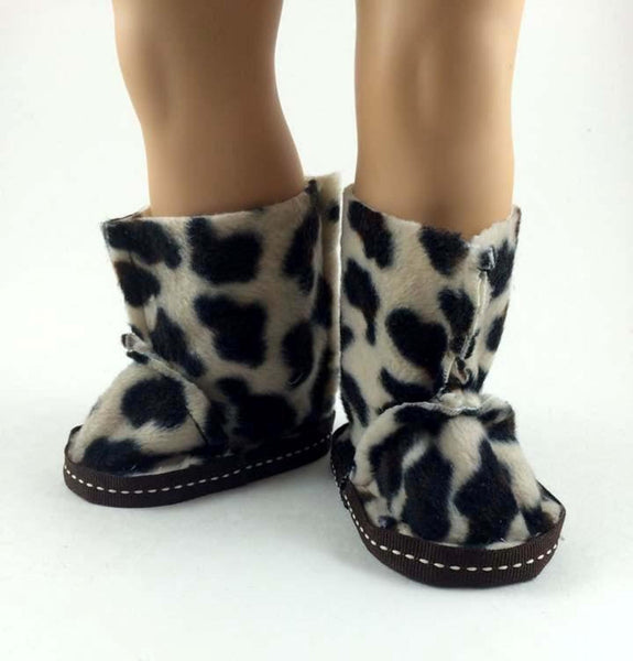 Furry Boots Sewing Pattern for 18" Dolls