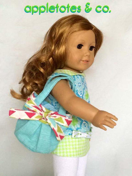 Macy Tote Bag Sewing Pattern for 18" Dolls