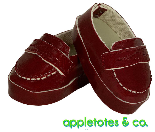 Penny Loafers ITH Embroidery Patterns for 14 Inch Dolls