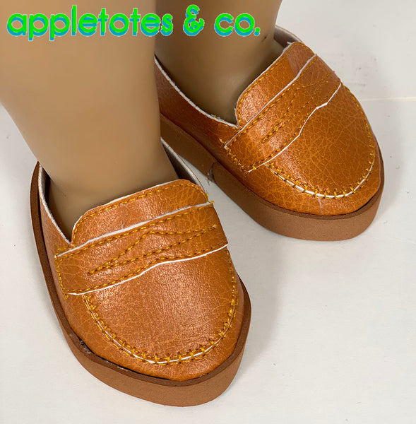 Penny Loafers ITH Embroidery Patterns for 18 Inch Dolls