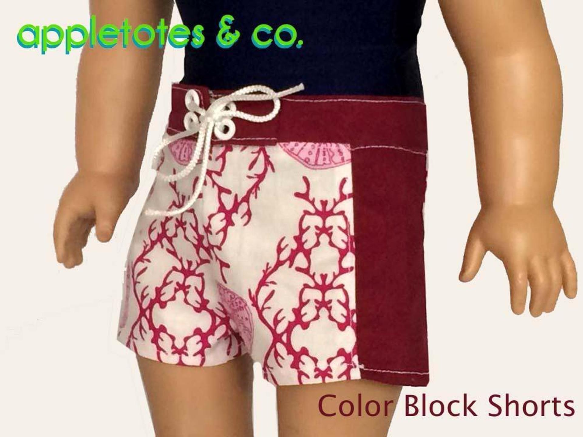 Boy's Surfing Octopus Rash Guard & Swim Trunks Set For 18-Inch Dolls - American Fashion World Doll Clothes