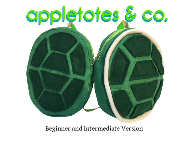 Turtle Backpack Sewing Pattern for 14.5" Dolls