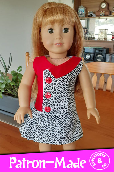 Abeline Dress 18 Inch Doll Sewing Pattern
