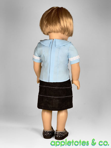 Adee Blouse 18 Inch Doll Sewing Pattern