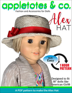 Alex Hat 18 Inch Doll Pattern