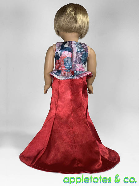 Alma Gown 18 Inch Doll Sewing Pattern