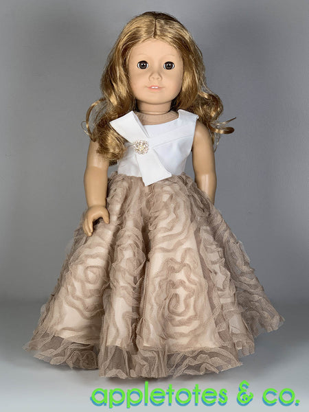 Astoria Gown 18 Inch Doll Sewing Pattern
