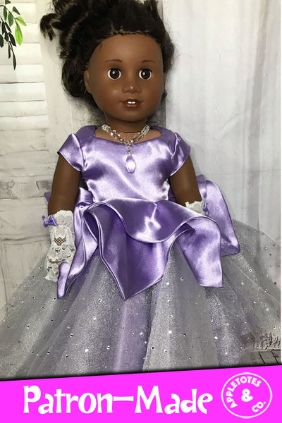Audrey Gown 18 Inch Doll Sewing Pattern