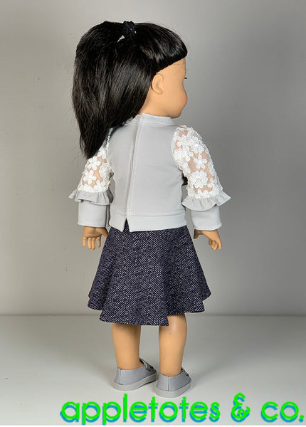 Azalea Blouse 18 Inch Doll Sewing Pattern