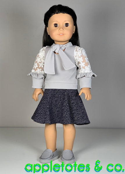 Azalea Blouse 18 Inch Doll Sewing Pattern