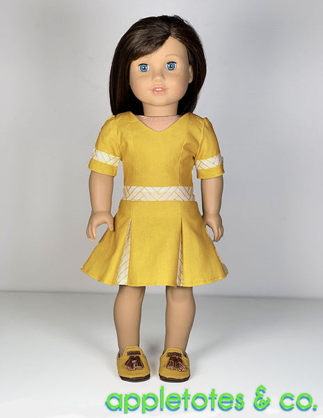 Bianca Dress 18 Inch Doll Sewing Pattern – Appletotes & Co.