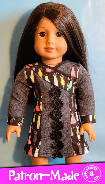 Celine Dress 18 Inch Doll Sewing Pattern