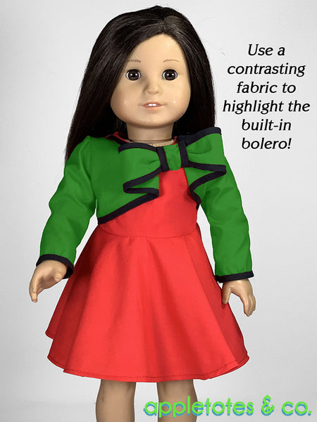 Charlene Dress 18 Inch Doll Sewing Pattern